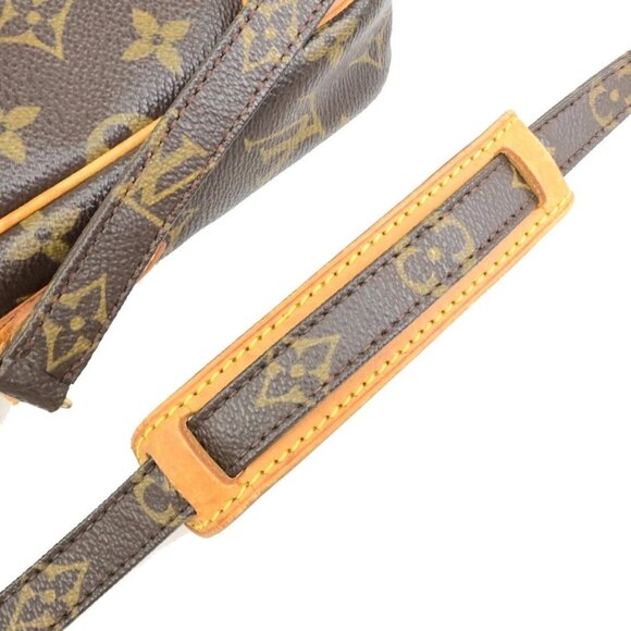 LOUIS VUITTON Danube Shoulder Bag Monogram Leather Brown France M45266 62EE085 - Picture 7 of 14
